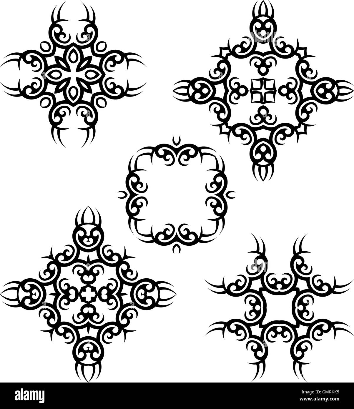 Tribal Tattoo-Design Stock Vektor