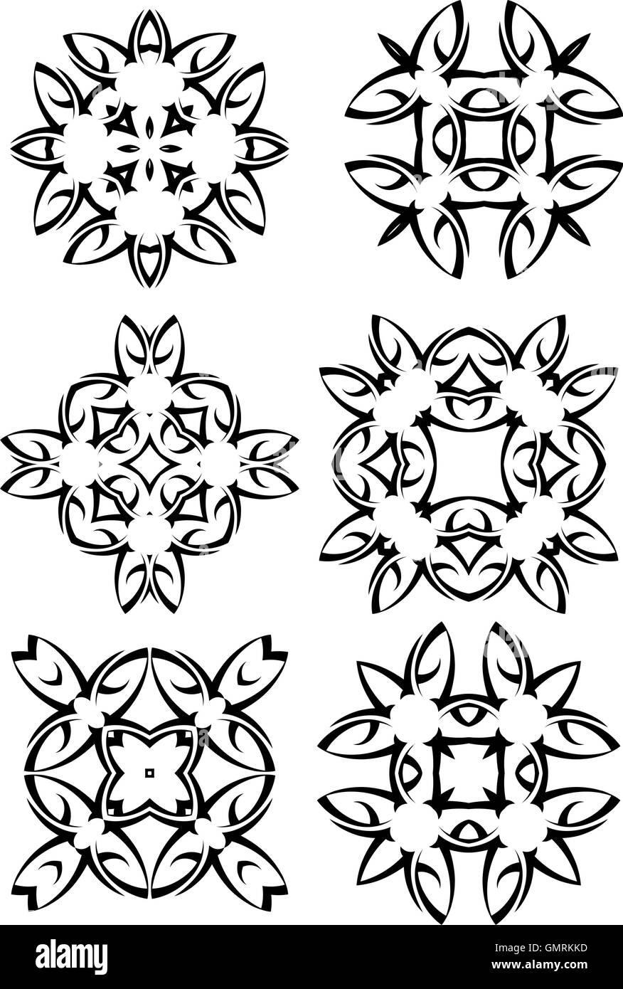 Tribal Tattoo-Design Stock Vektor