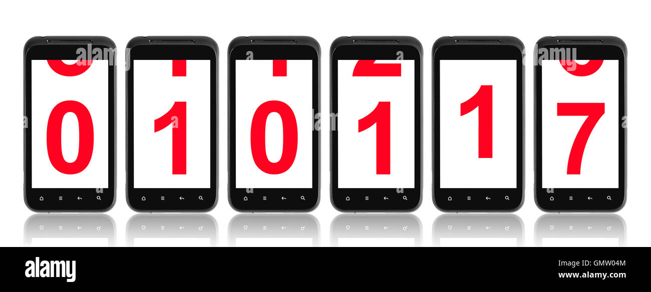 Frohes neues Jahr 2017 Stockfoto