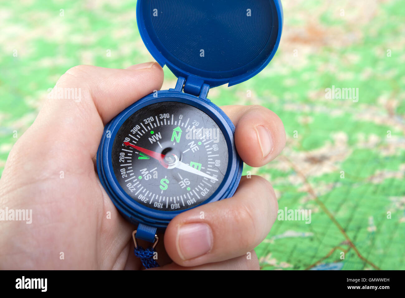 Kompass Stockfoto