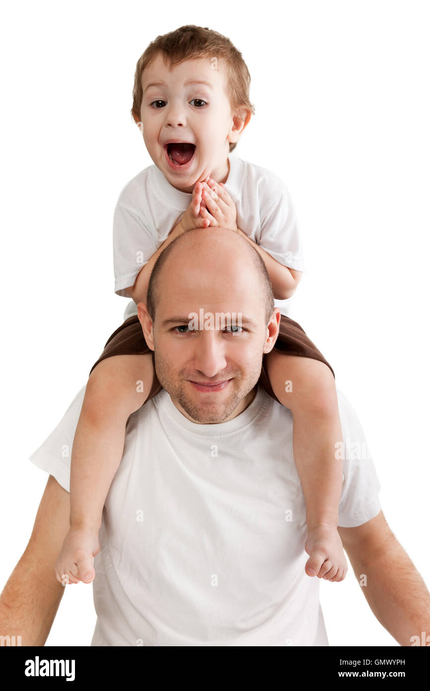 Vater und Kind Stockfoto
