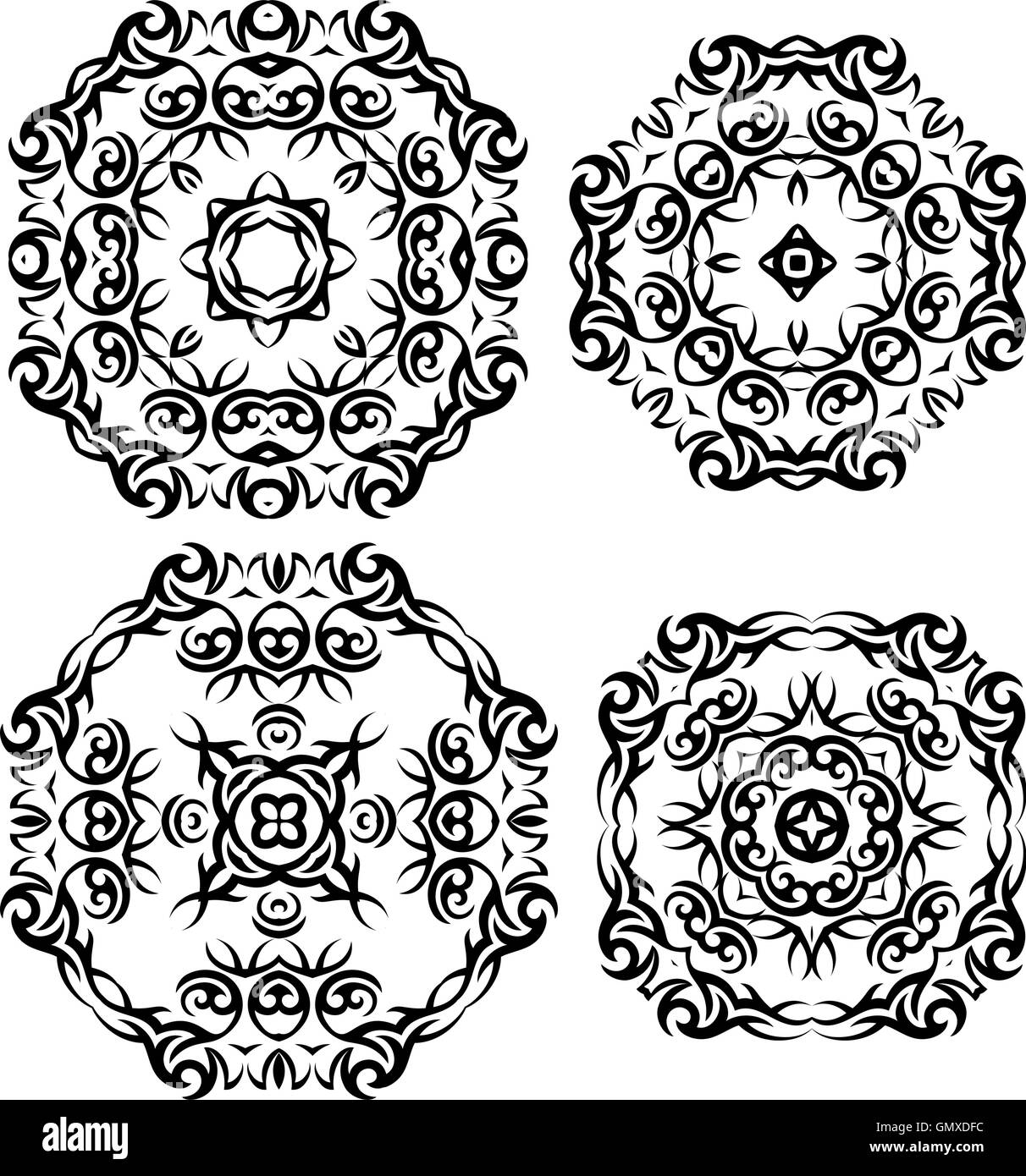 Tribal Tattoo-Design Stock Vektor