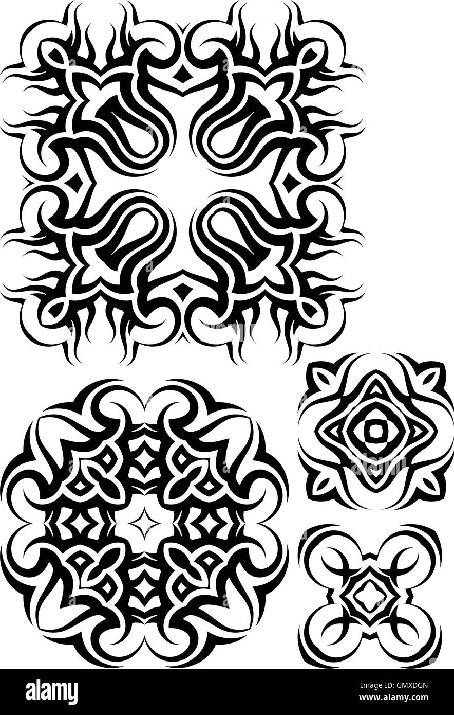 Tribal Tattoo-Design Stock Vektor