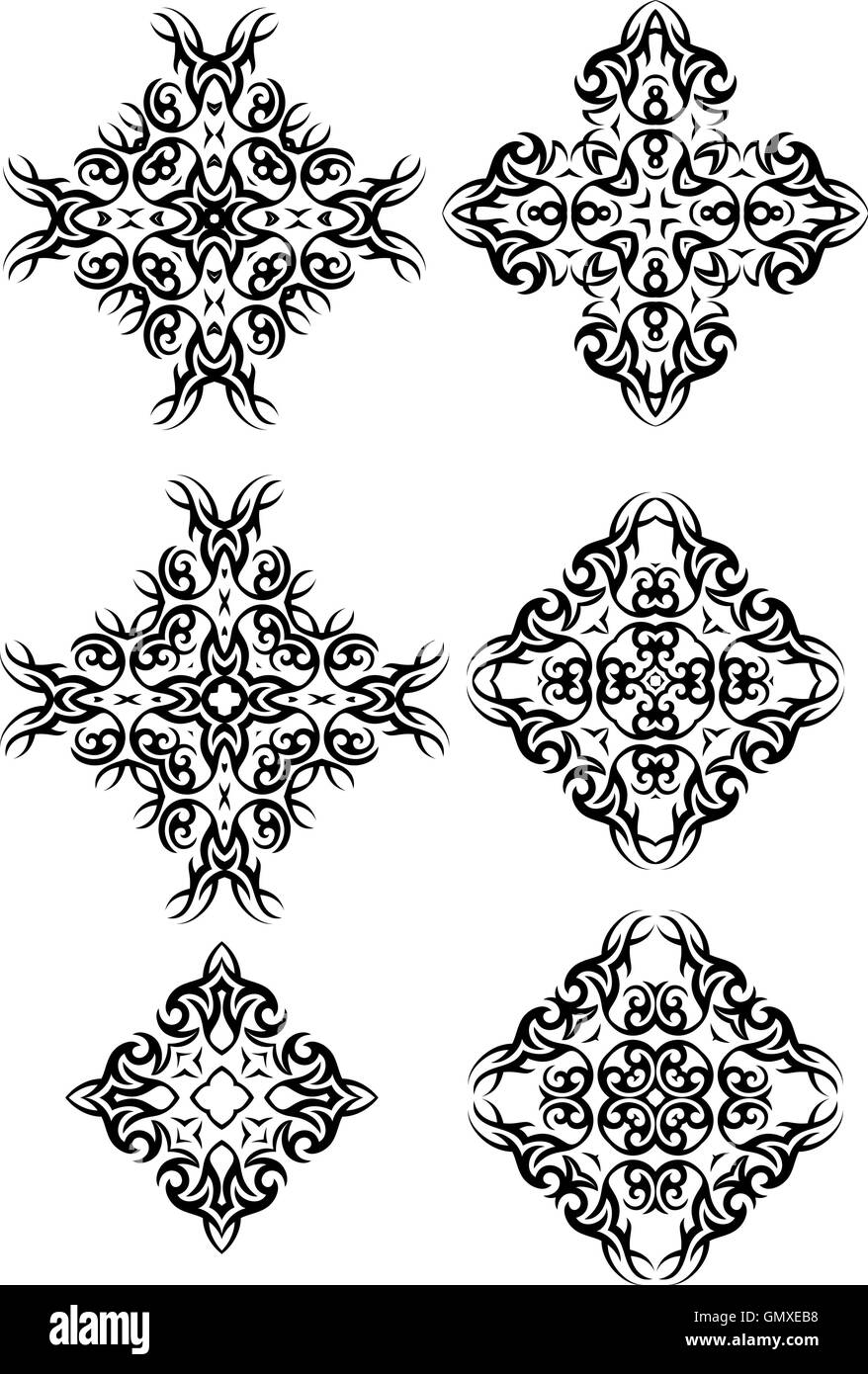 Tribal Tattoo-Design Stock Vektor