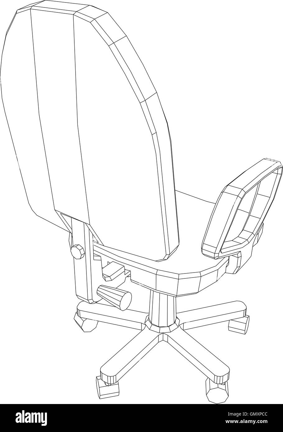 Illustration der Stuhl Stock Vektor