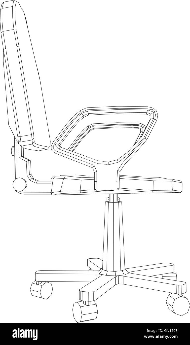 Illustration der Stuhl Stock Vektor