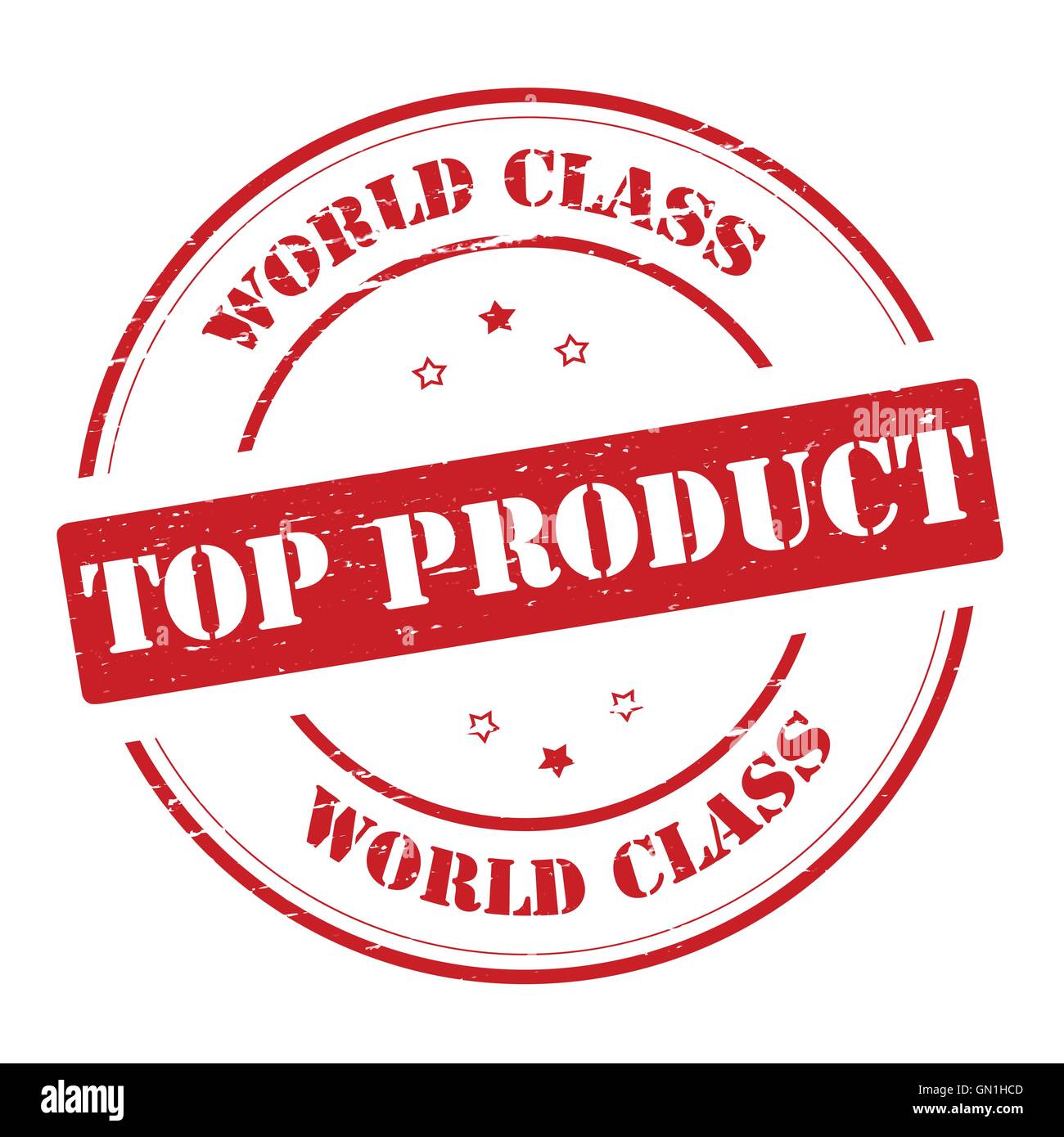 Welt-Klasse-Top-Produkt Stock Vektor