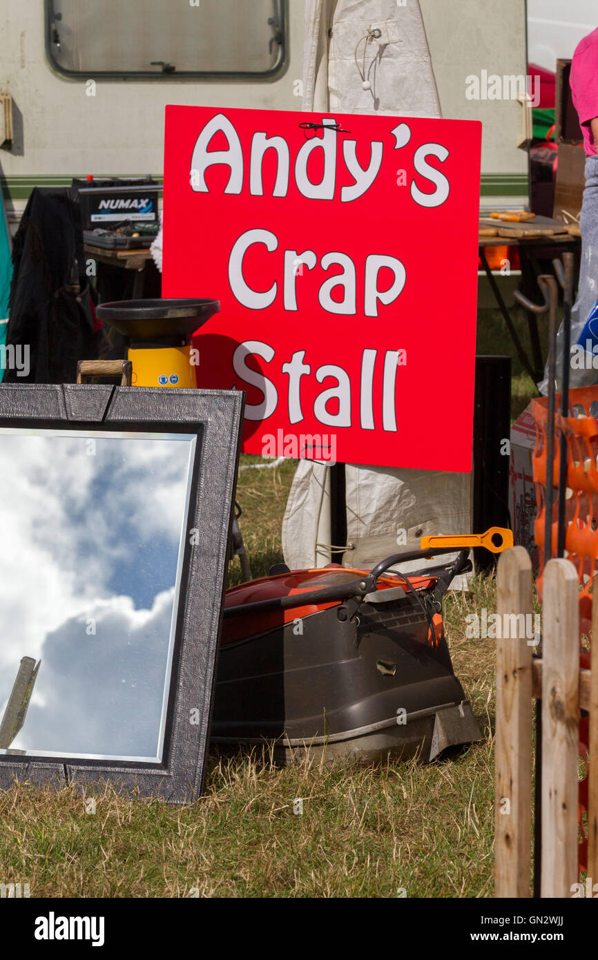 Earls Barton, Northamptonshire, 28. August 2016, Earls Barton Rallye und Land Fayre, schönem Wetter ganztägig nach gestrigen auswaschen. Einem der Stände. Bildnachweis: Keith J Smith. / Alamy Live News Stockfoto