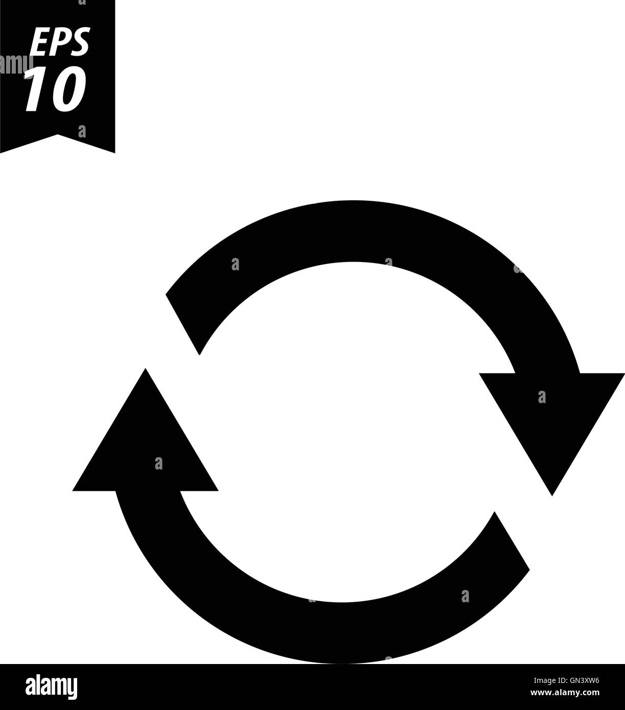 Aktualisieren Sie Symbol / Icon Vektor zu aktualisieren Stock Vektor