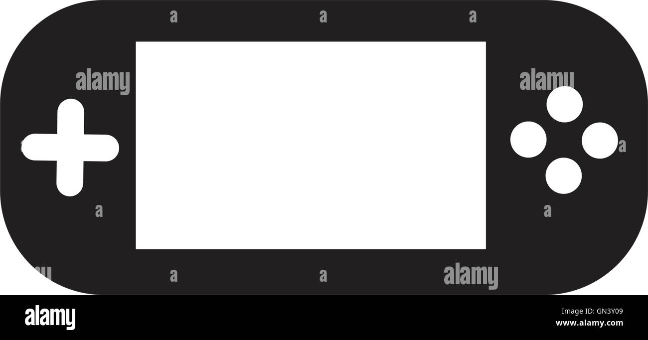 altes Spiel-Konsole Stock Vektor