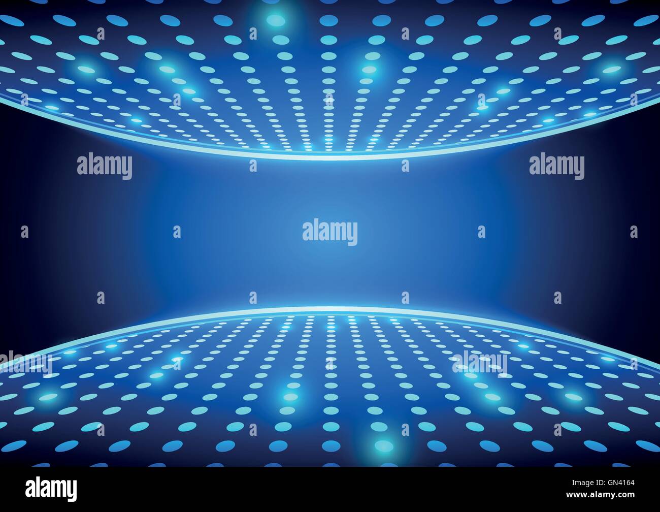 Blaue Scheinwerfer Hintergrund Stock Vektor