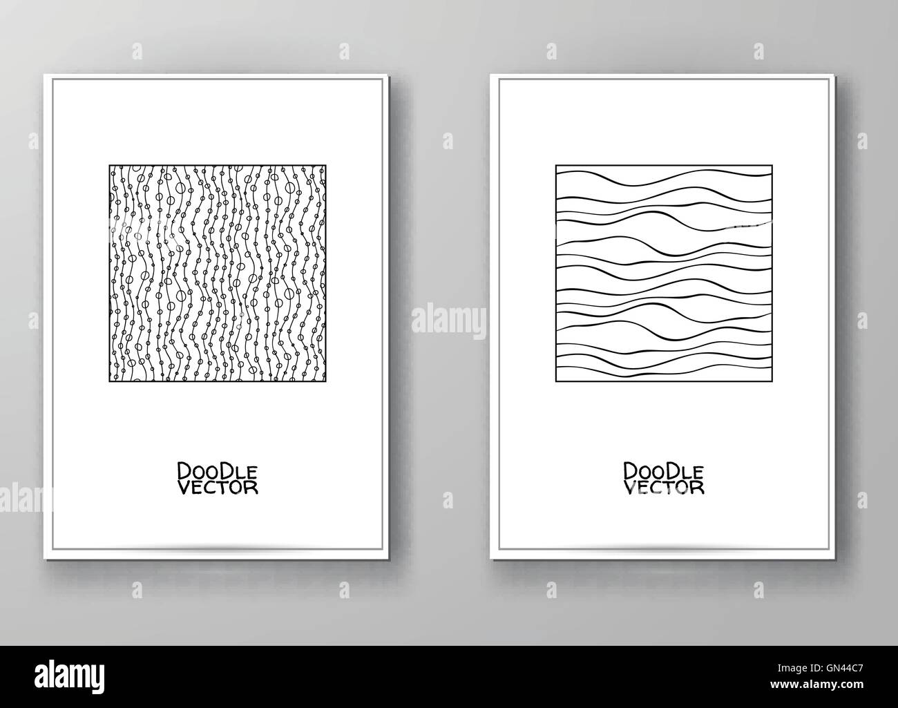 Reihe von abstrakten Design-Vorlagen. Stock Vektor