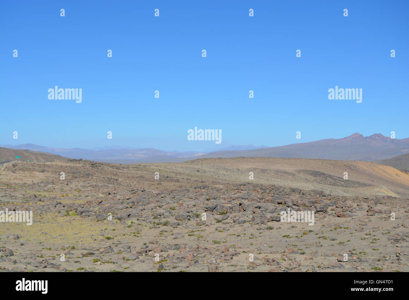 Misti Vulkan, Stratovulkan in den Anden des südlichen Peru Stockfoto