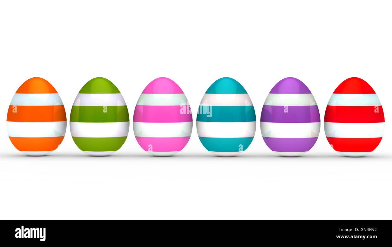 bunten Eiern am Boden Stockfoto bunten Eiern am Boden Stockfoto