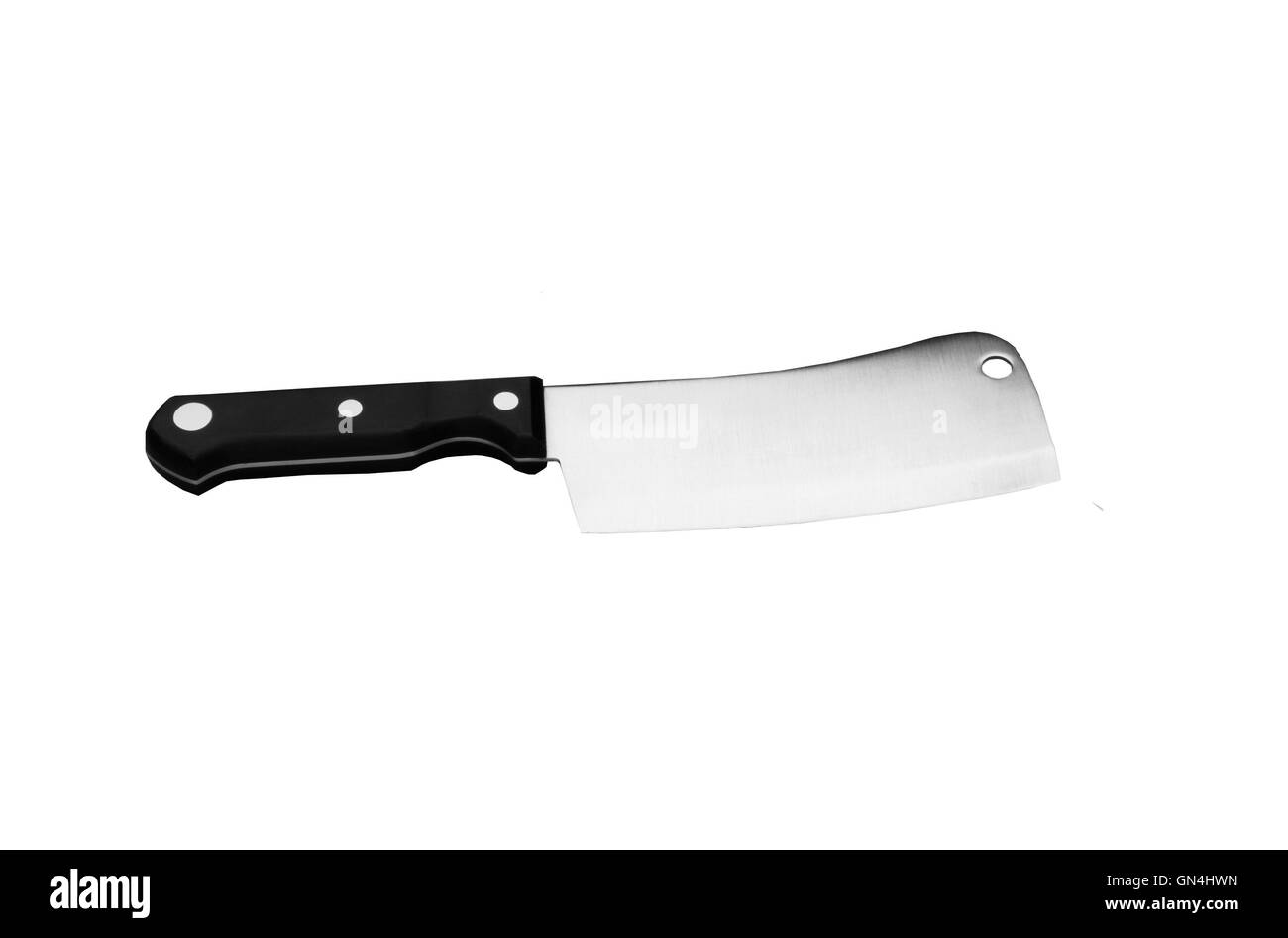 Küche-Messer isoliert auf weißem Hintergrund Stockfoto