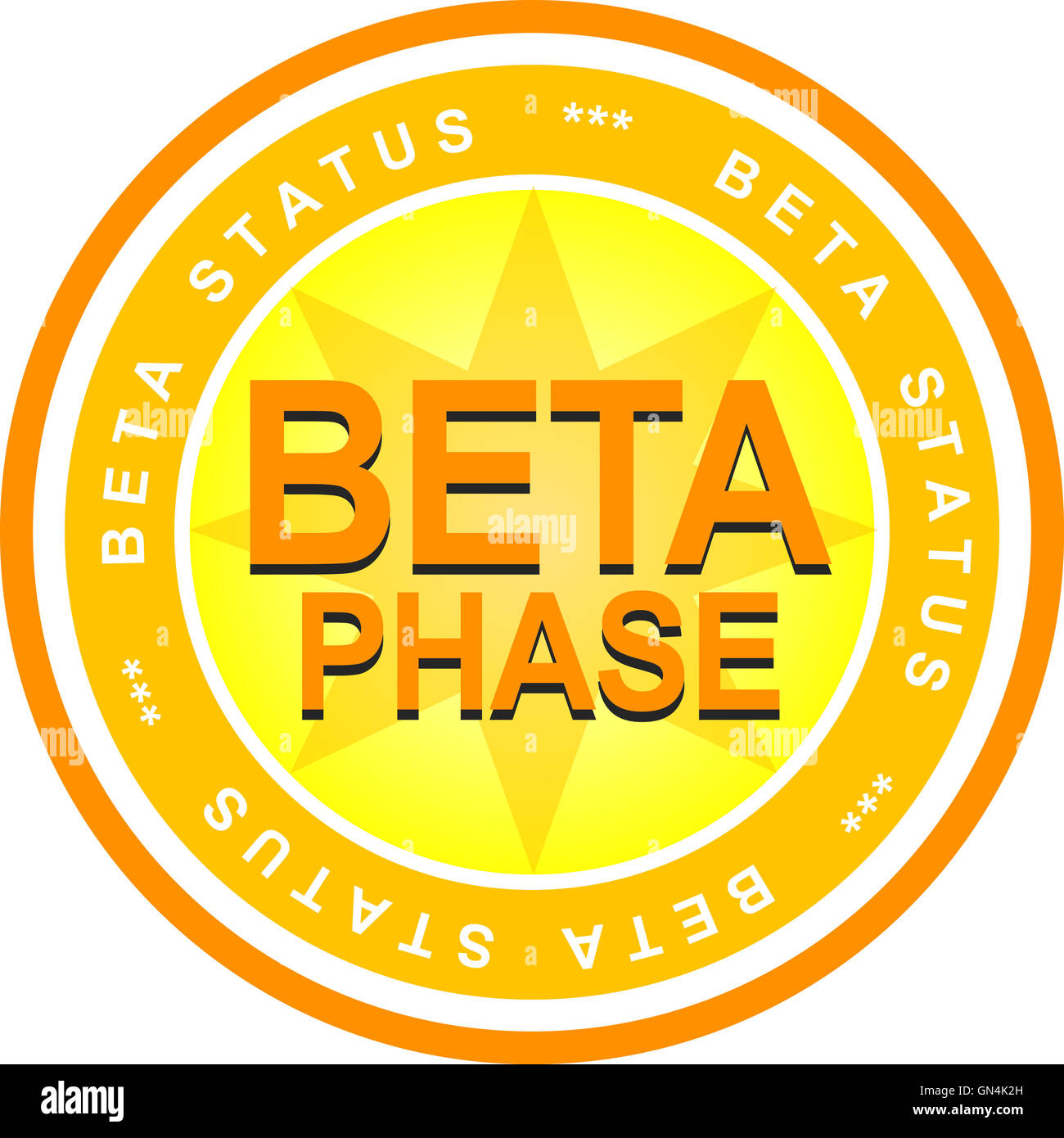 Beta-Phase Stockfoto