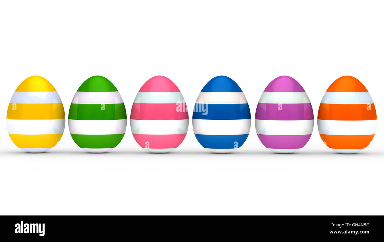 bunten Eiern am Boden Stockfoto bunten Eiern am Boden Stockfoto