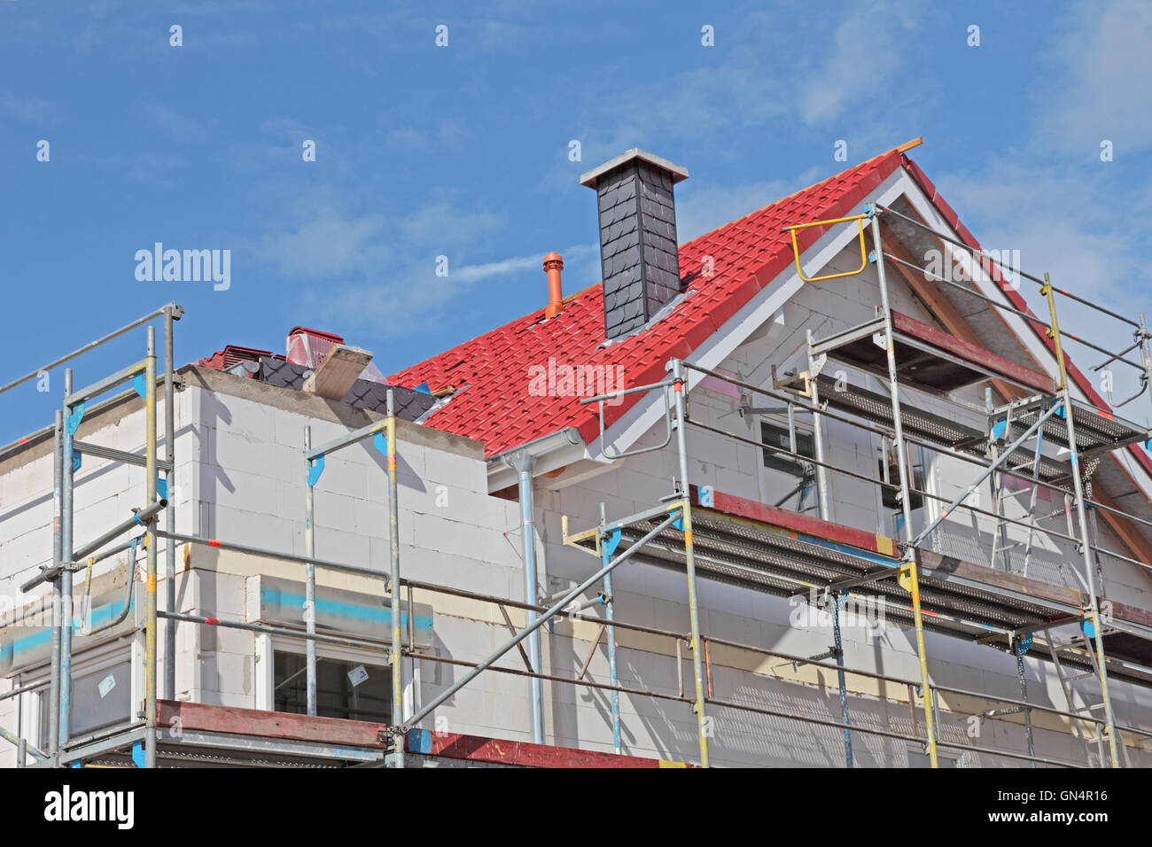 Neue Wohngebäude Stockfoto