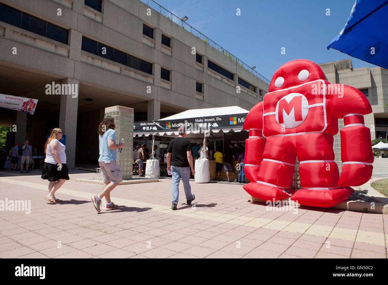 Makey Roboter in nationalen Maker Faire - Washington, DC USA Stockfoto