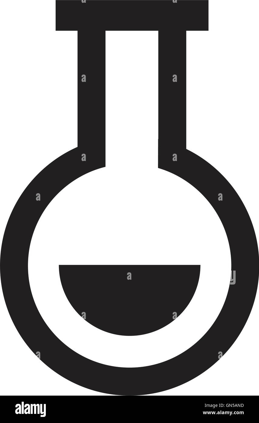 Reagenzglas Symbol Stock Vektor