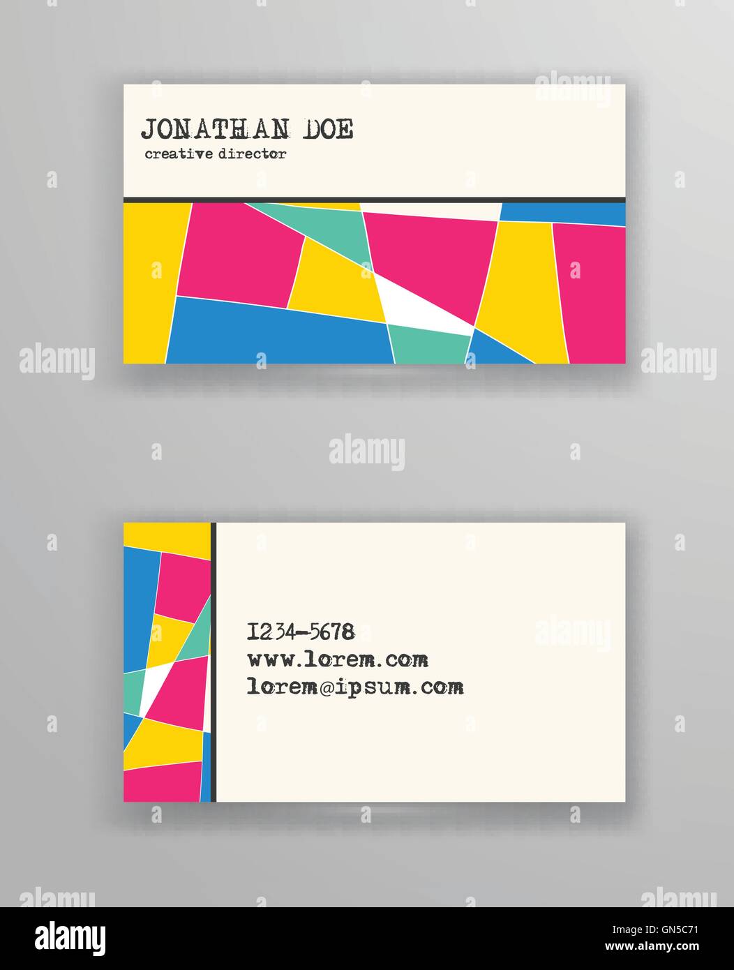 Broschüre mit handgezeichneten Doodle Grenze. Stock Vektor