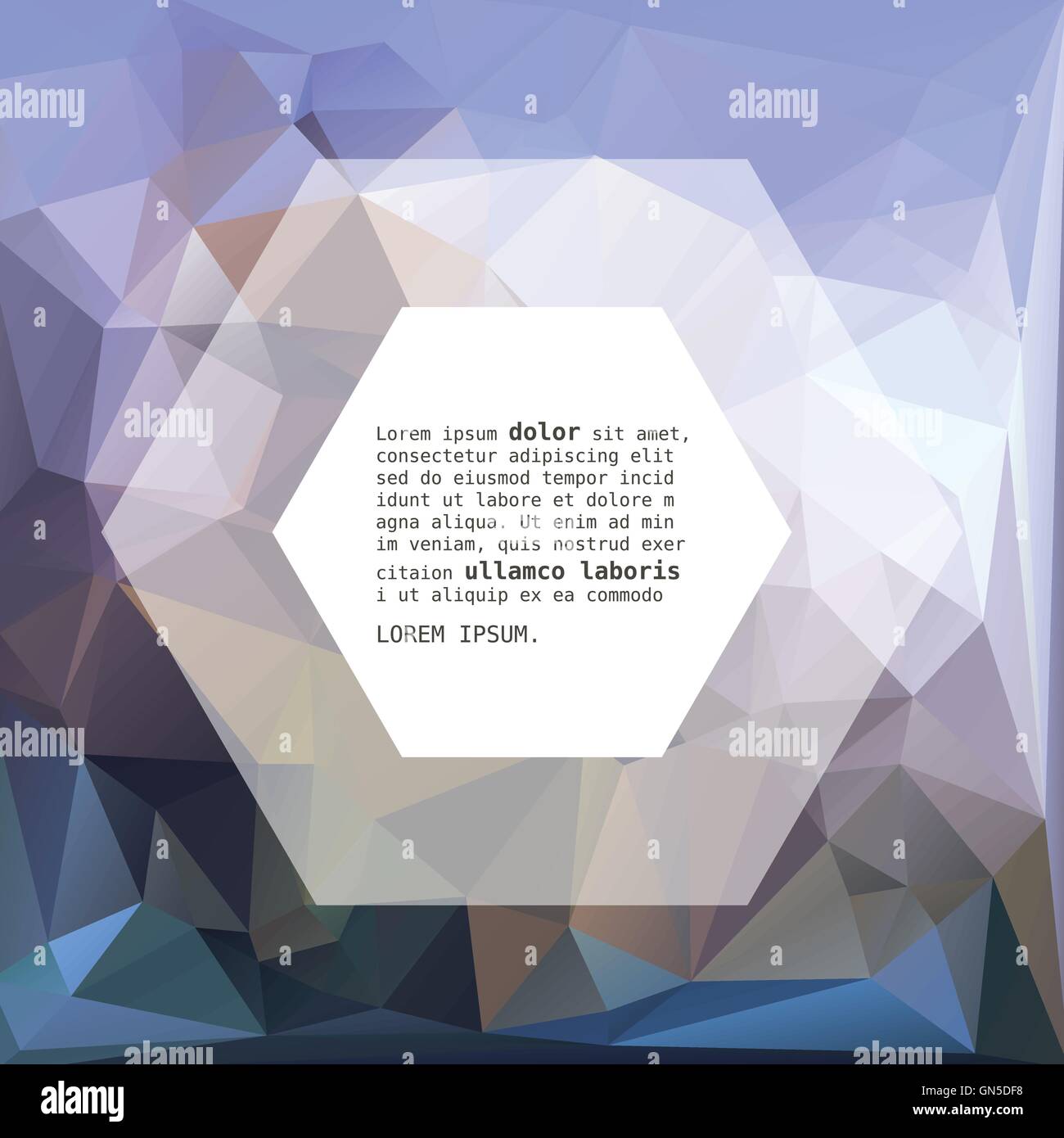 Geometrische dreieckigen Abstract Vector Hintergrund. Stock Vektor