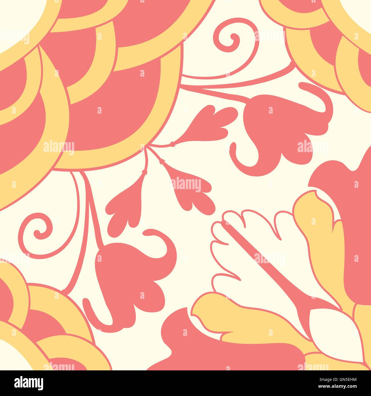 Nahtlose bunten Ornament Fliesen Stock Vektor