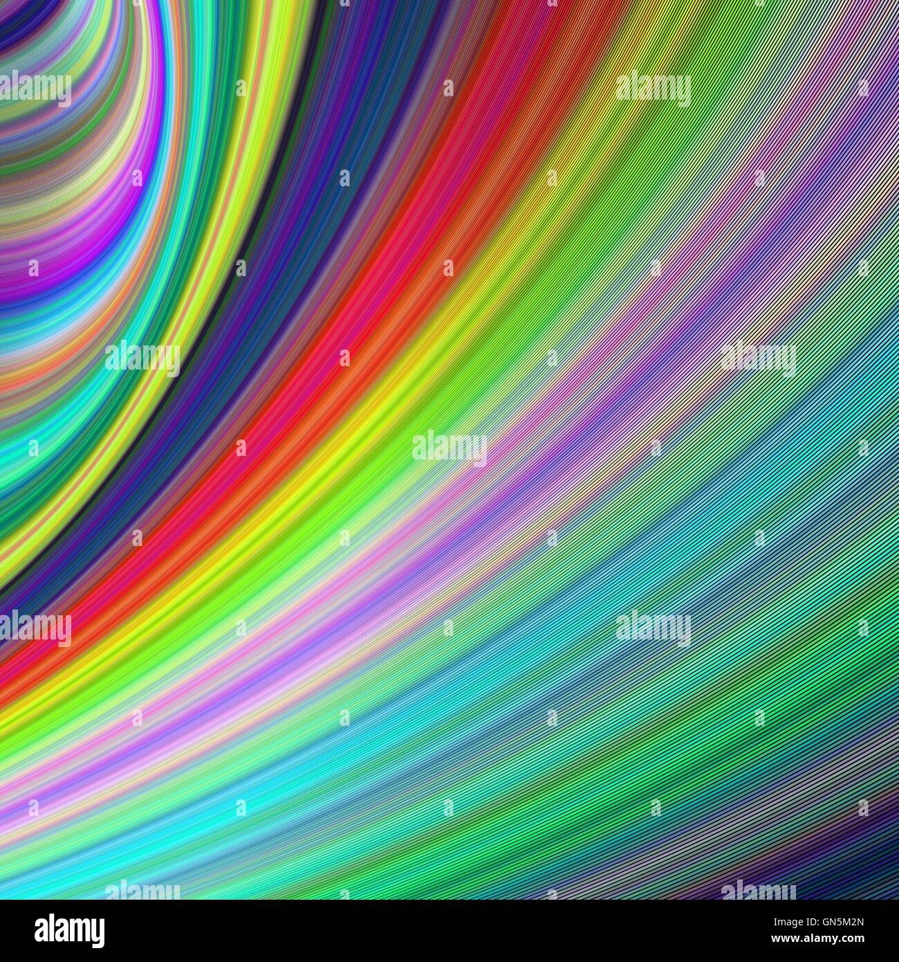 Regenbogen-Geschwindigkeit - generiert abstrakte Computer Kunst Stock Vektor