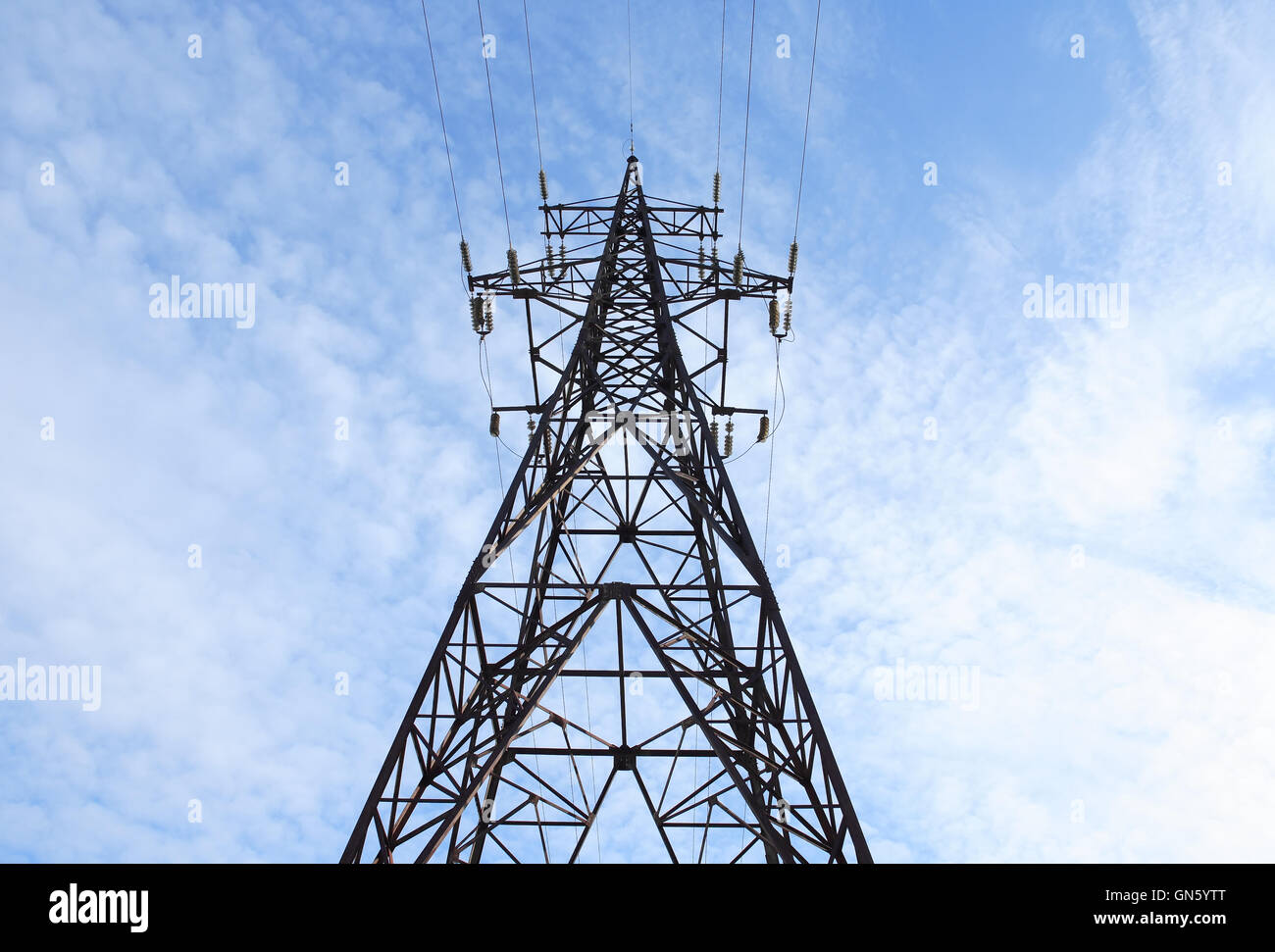 Power Transmission Line Stockfoto