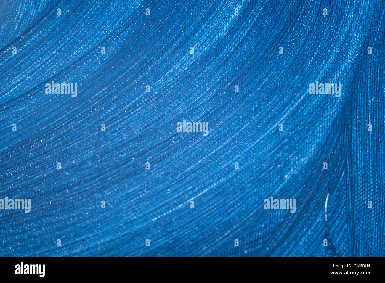 Abstrakter blauen Anstrich mit Wellen von Farbe Stockfoto