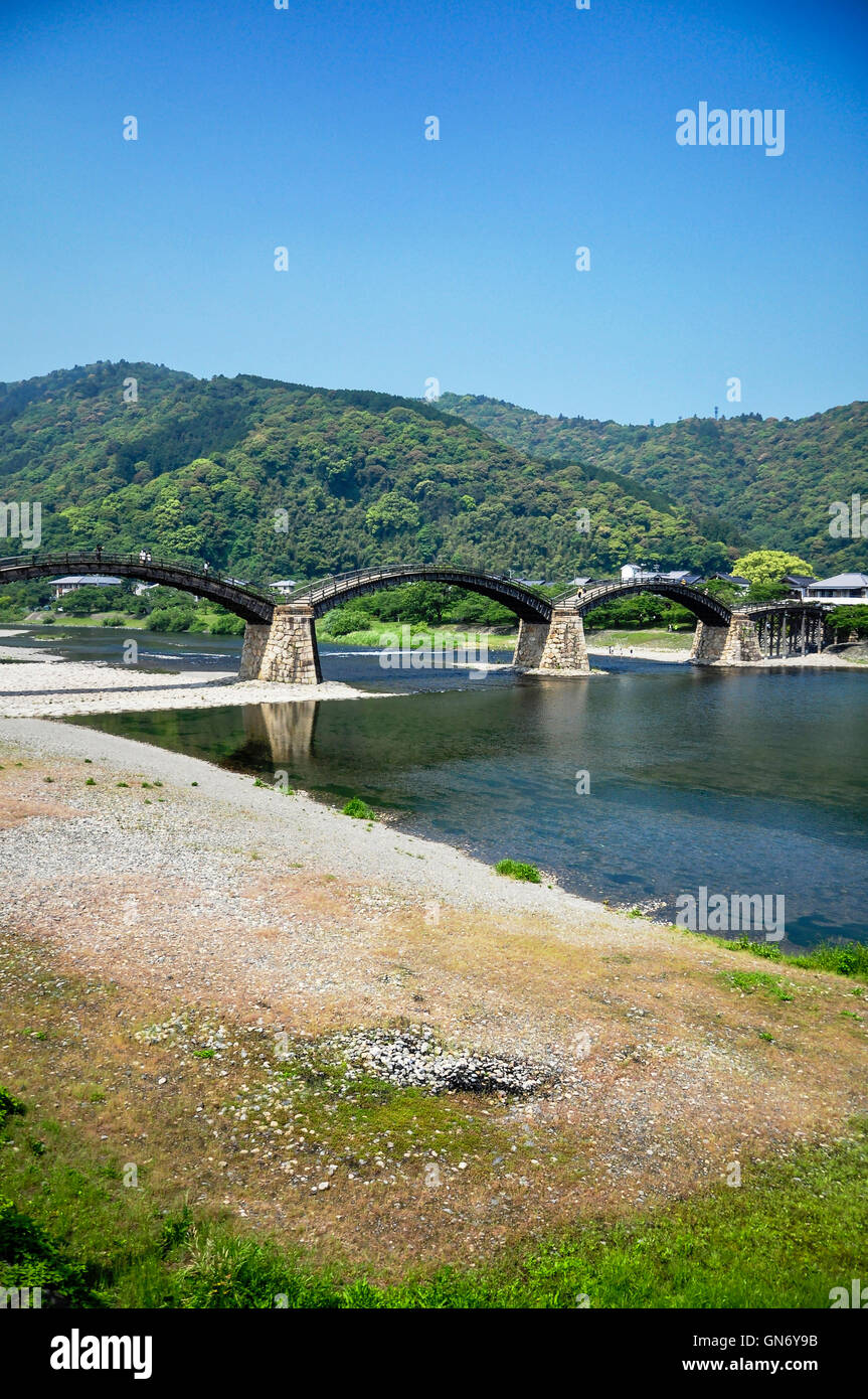 Kintai-Brücke, Iwakuni, Japan Stockfoto