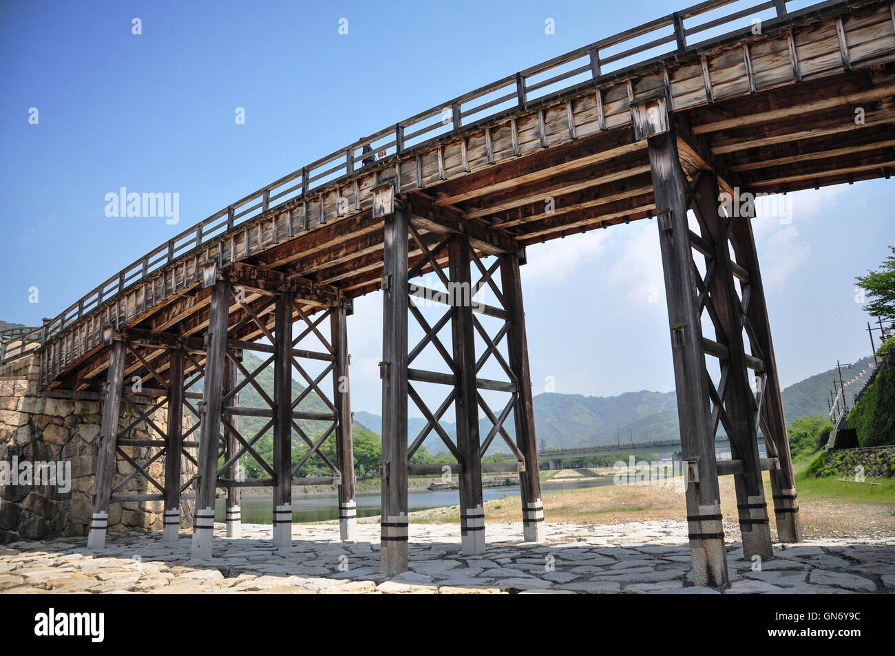 Kintai-Brücke, Iwakuni, Japan Stockfoto