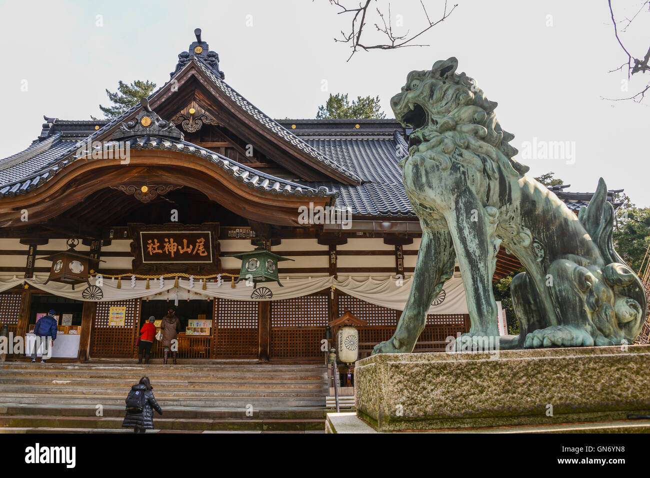 Oyama Schrein, Kanazawa, Japan Stockfoto
