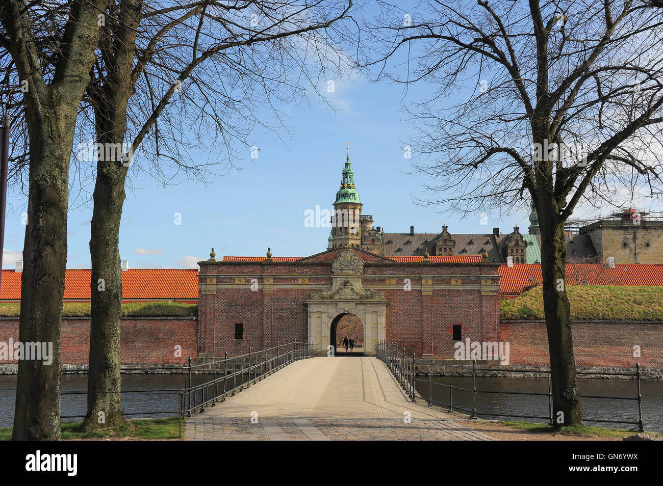 Schloss Kronborg, Helsingør, Dänemark Stockfoto