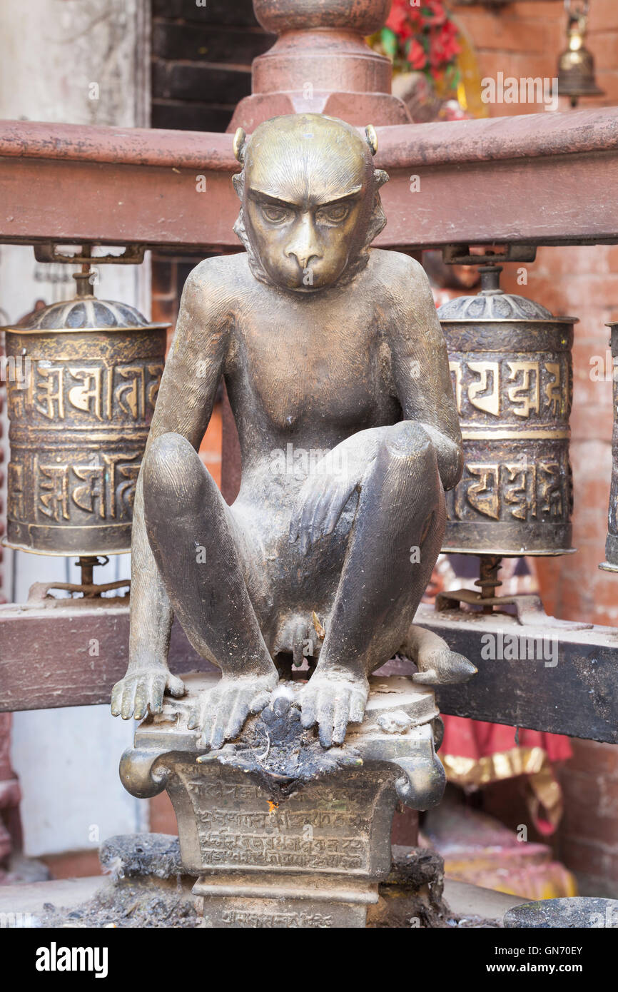 Der Goldene Tempel, Hiranya Varna Mahavihar, Patan, Nepal Stockfoto