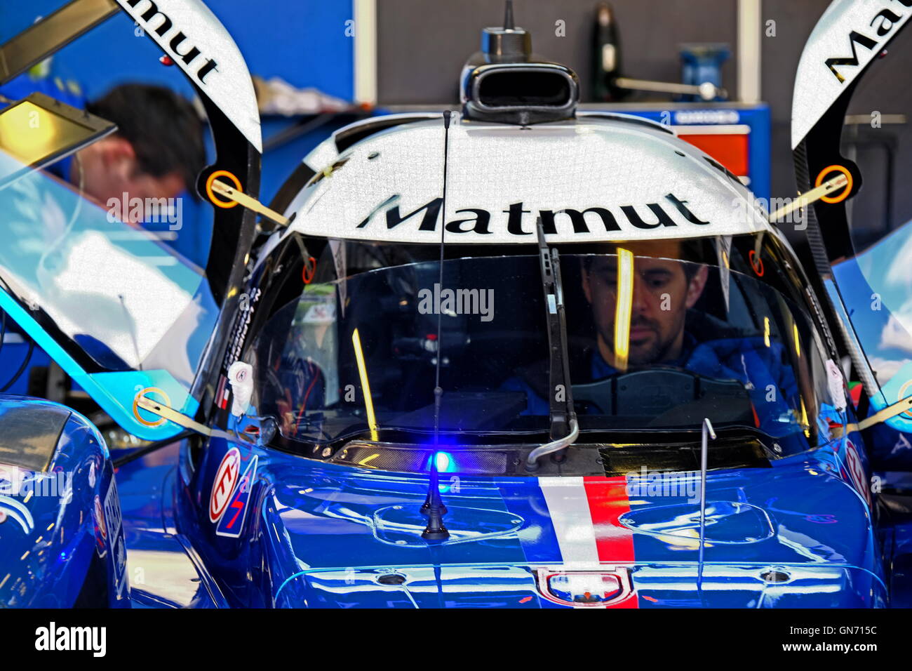 WEC Silverstone 6 Stunden - Boxengasse Stockfoto