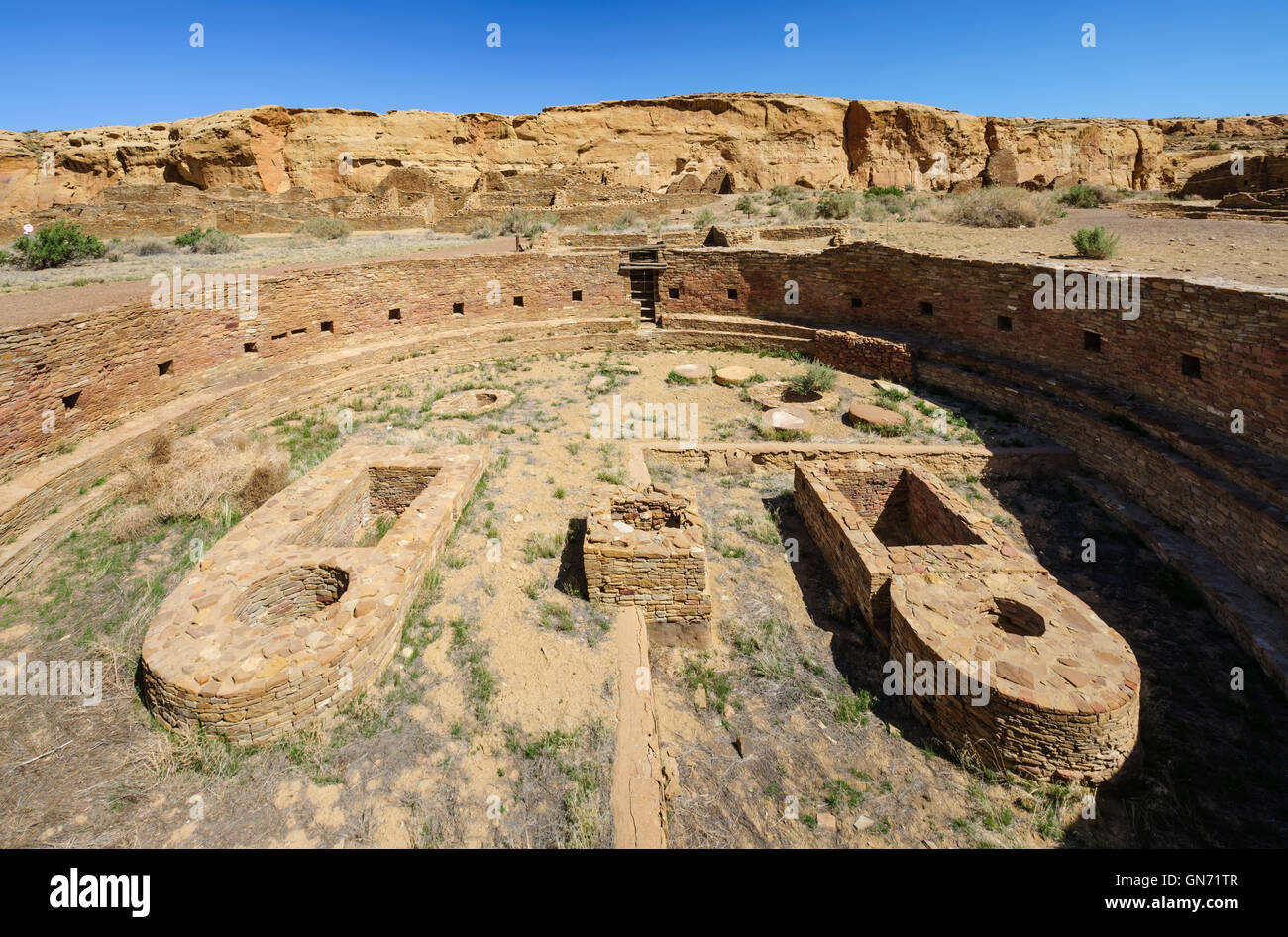 Chaco Kultur-nationaler historischer Park Stockfoto