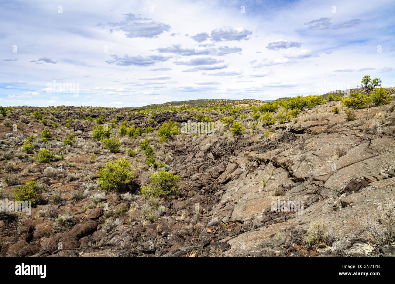 El Malpais Nationaldenkmal Stockfoto