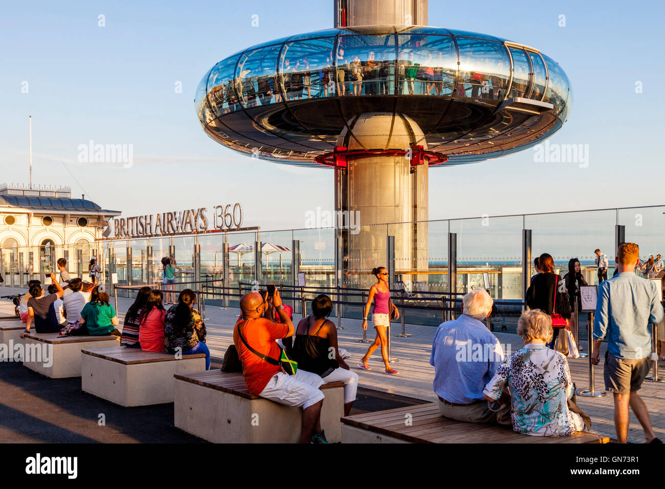 British Airways i360 Aussichtsturm, Brighton, Sussex, Großbritannien Stockfoto