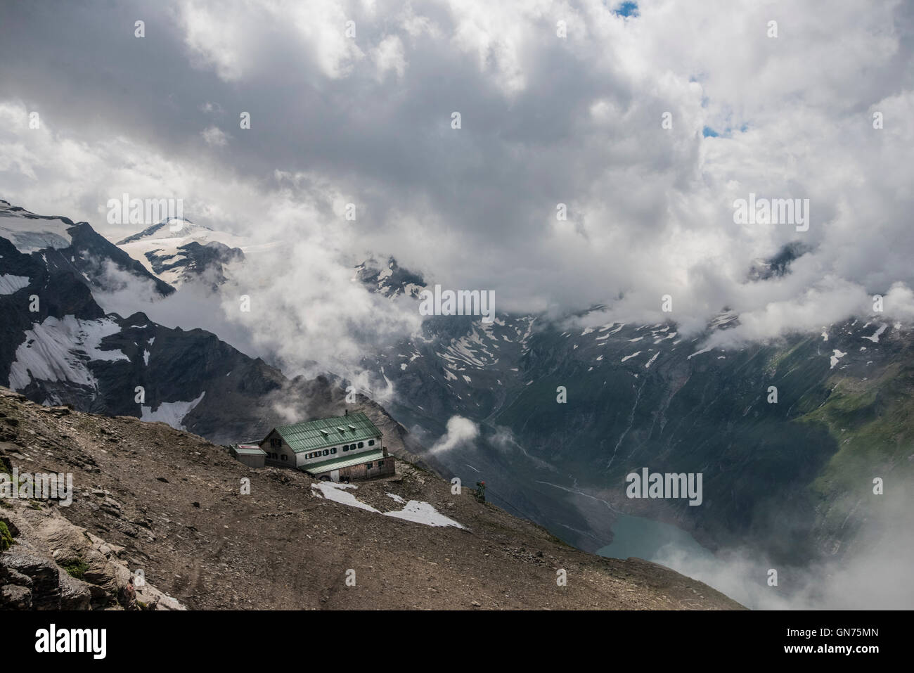 Heinrich Schwaiger Haus Grosses Wiesbaches Horn 3564m Stockfoto