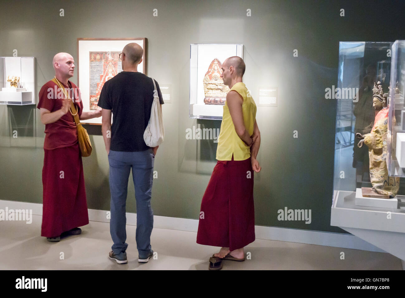 New York City,NY NYC,Manhattan,Chelsea,Rubin Museum of Art,Ausstellungssammlung,Sammlung,Galerien,Asiatische Asiaten Ethnische Immigrant im Stockfoto