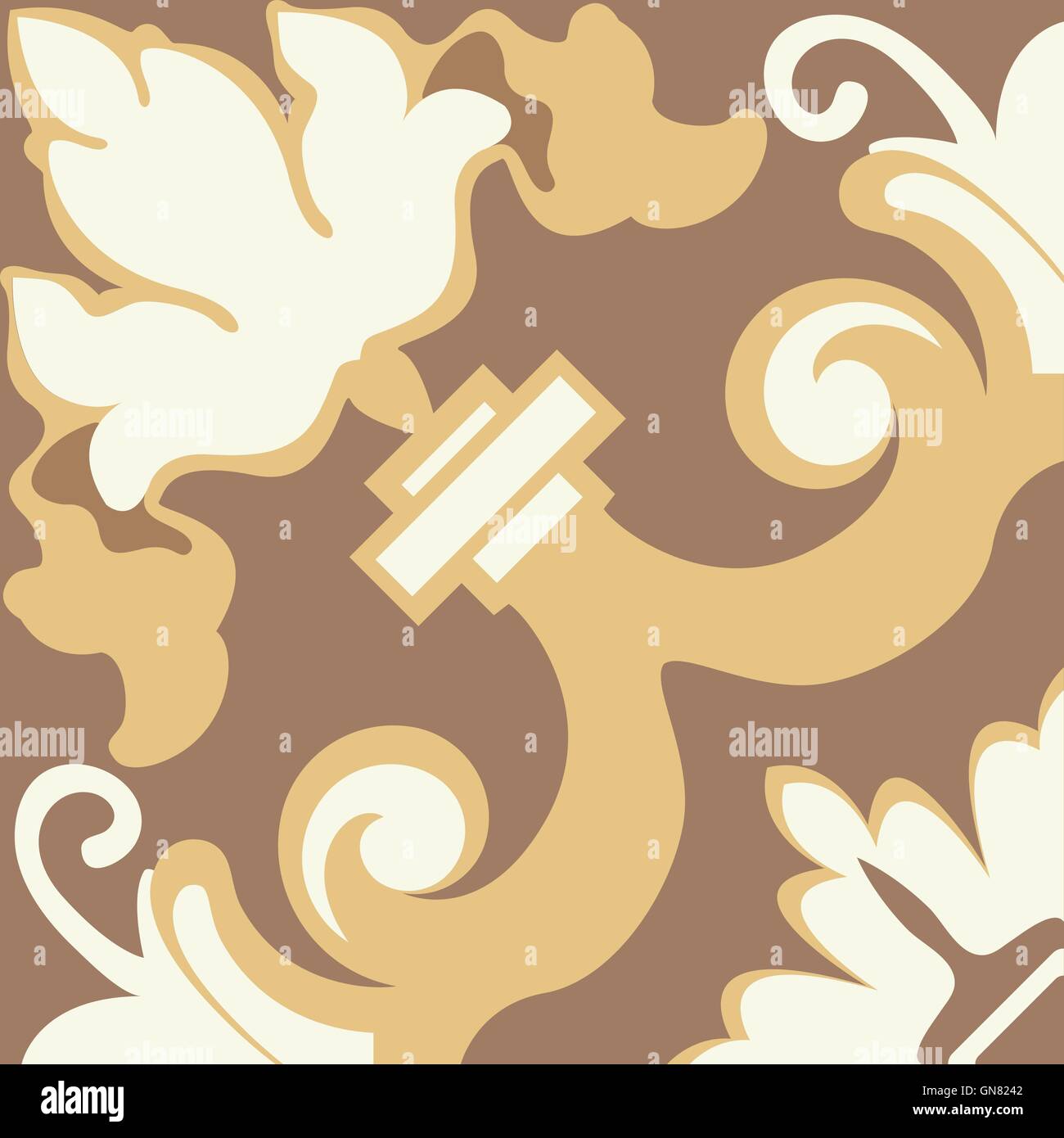 Nahtlose bunten Ornament Fliesen Stock Vektor