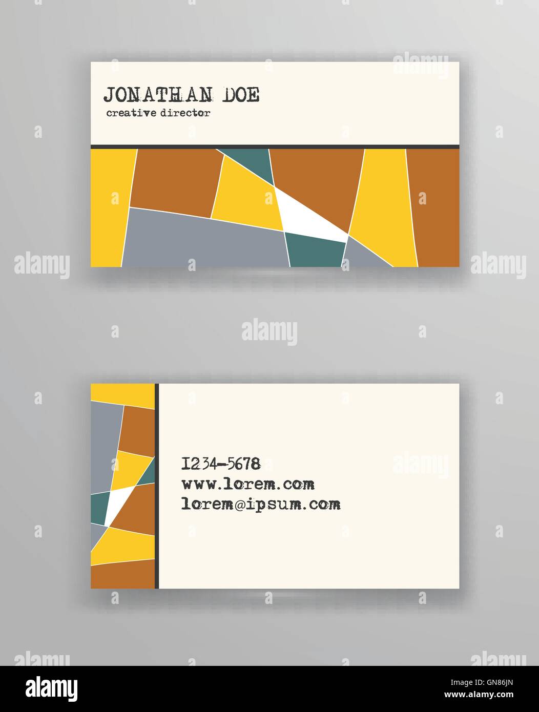 Broschüre mit handgezeichneten Doodle Grenze. Stock Vektor