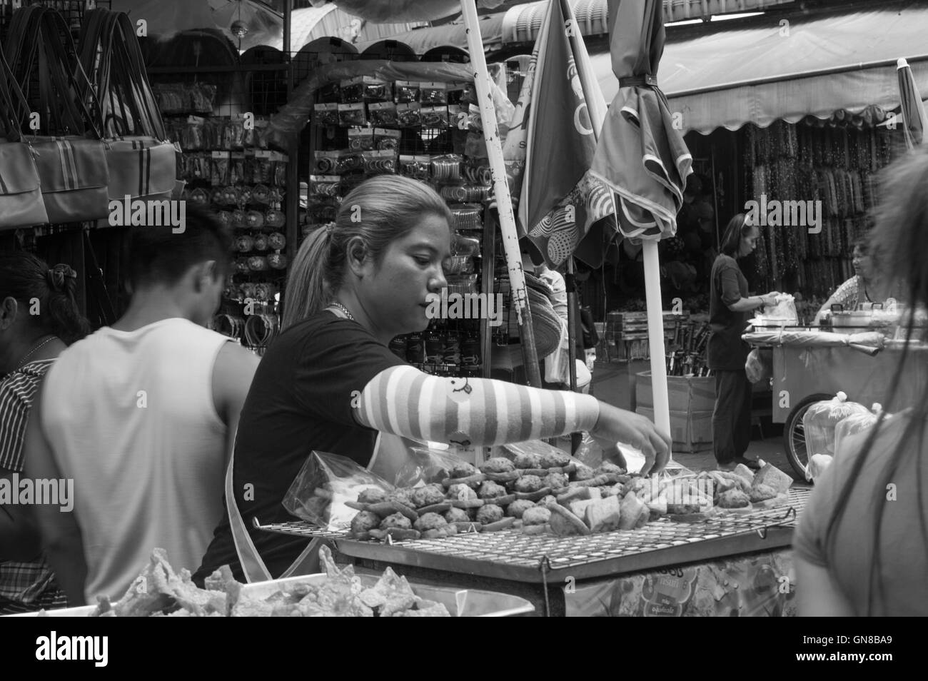 Kreditor-Lady Stockfoto