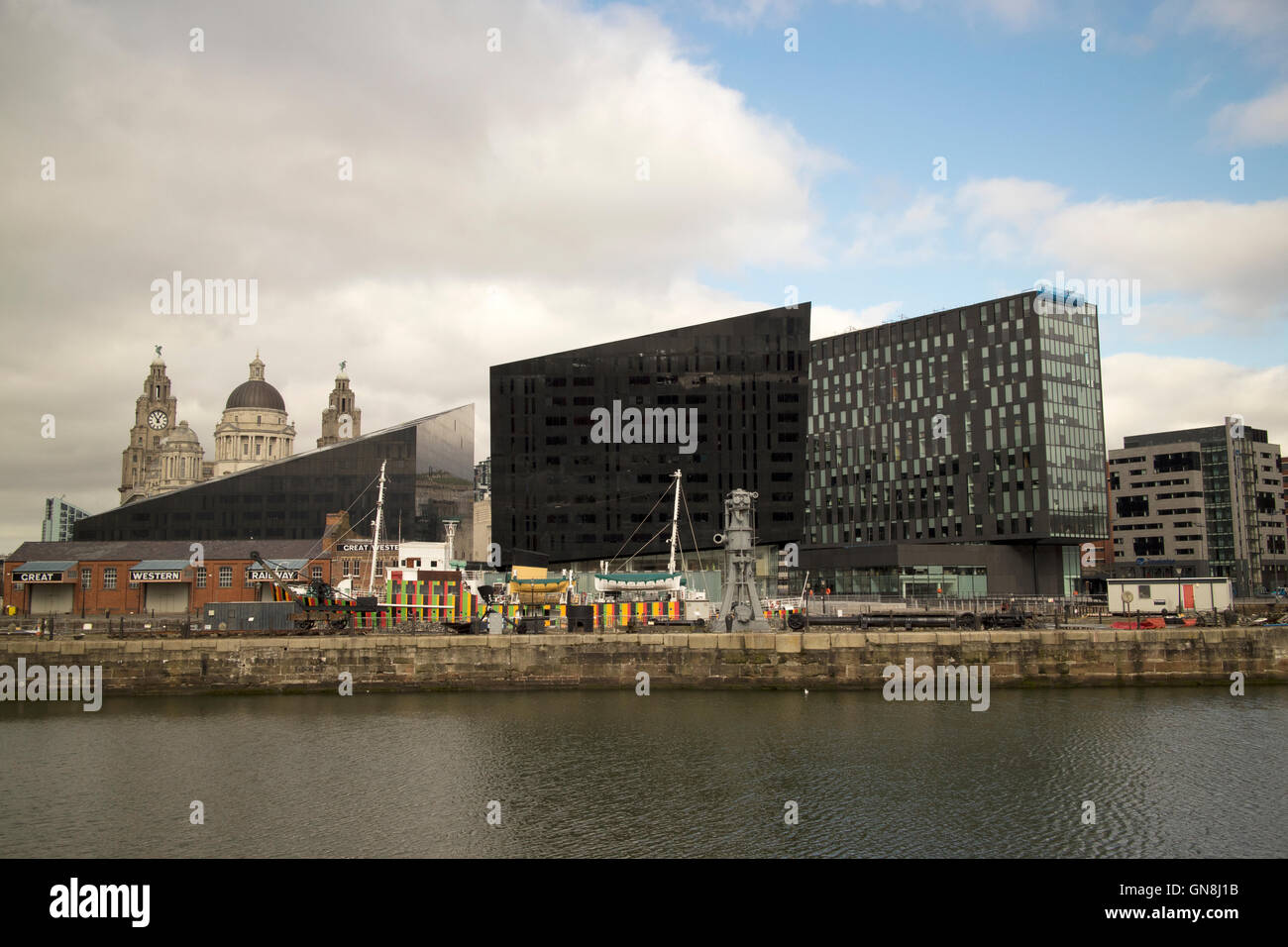 Canning, Docks und Mann Insel Liverpool Docks Merseyside UK Stockfoto