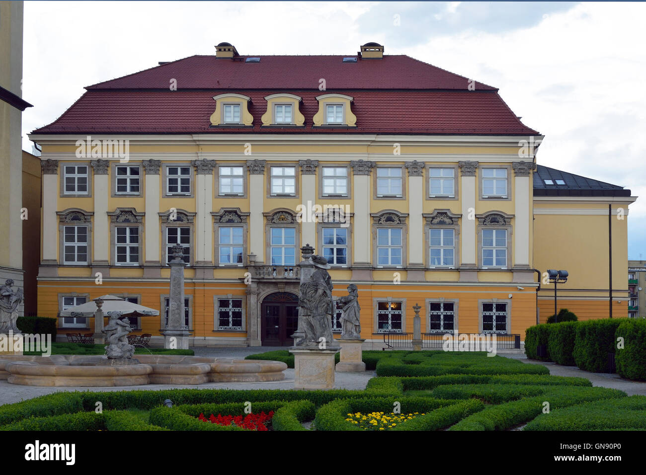 Royal Palace von Wroclaw in Polen - Palac Krolewski. Stockfoto
