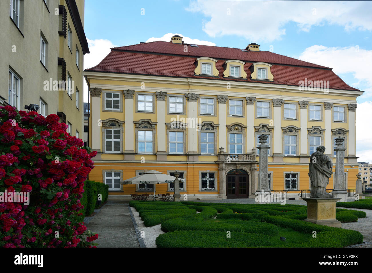 Royal Palace von Wroclaw in Polen - Palac Krolewski. Stockfoto