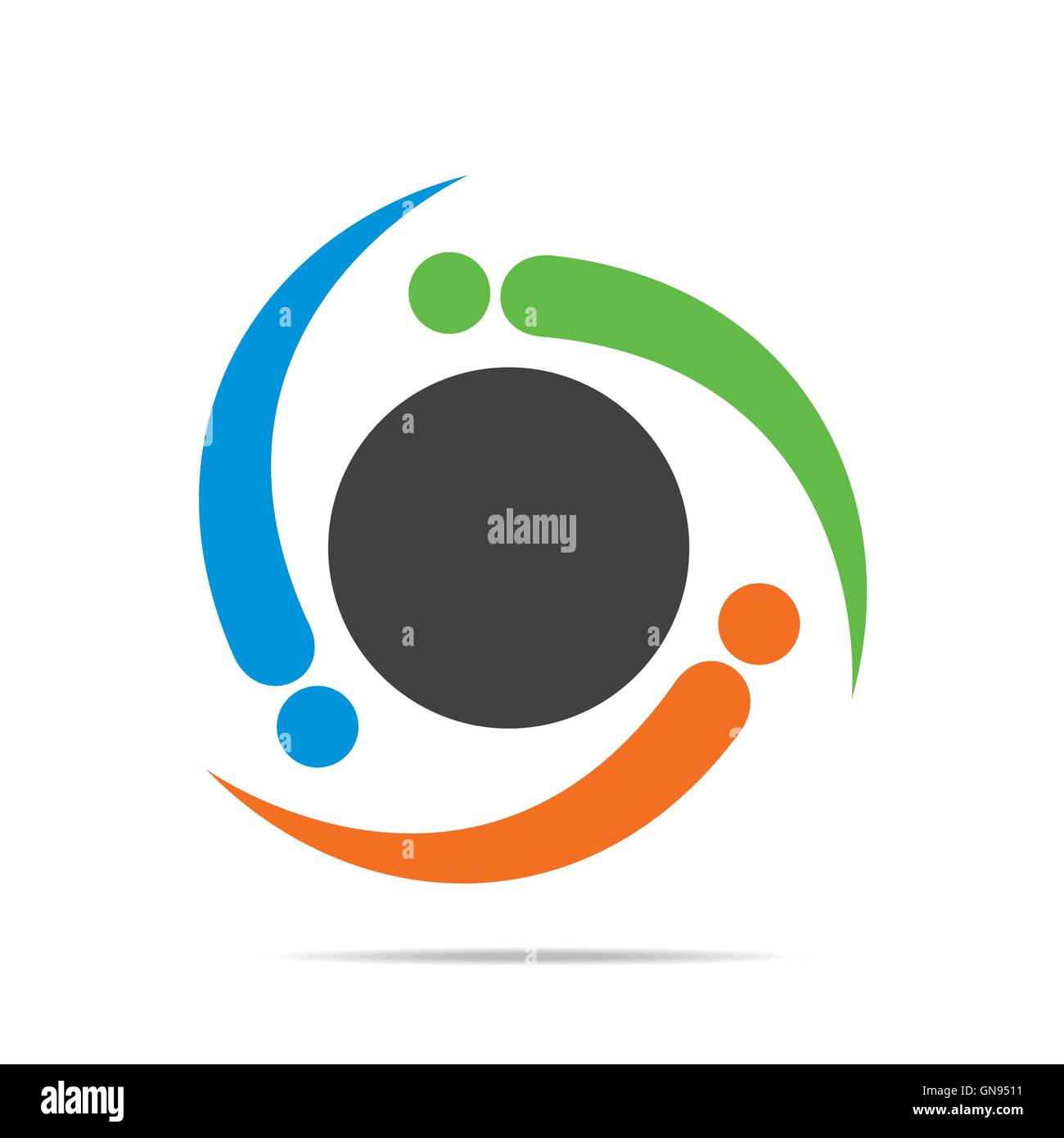 kreative Business Team Icon Design Vektor Stock Vektor