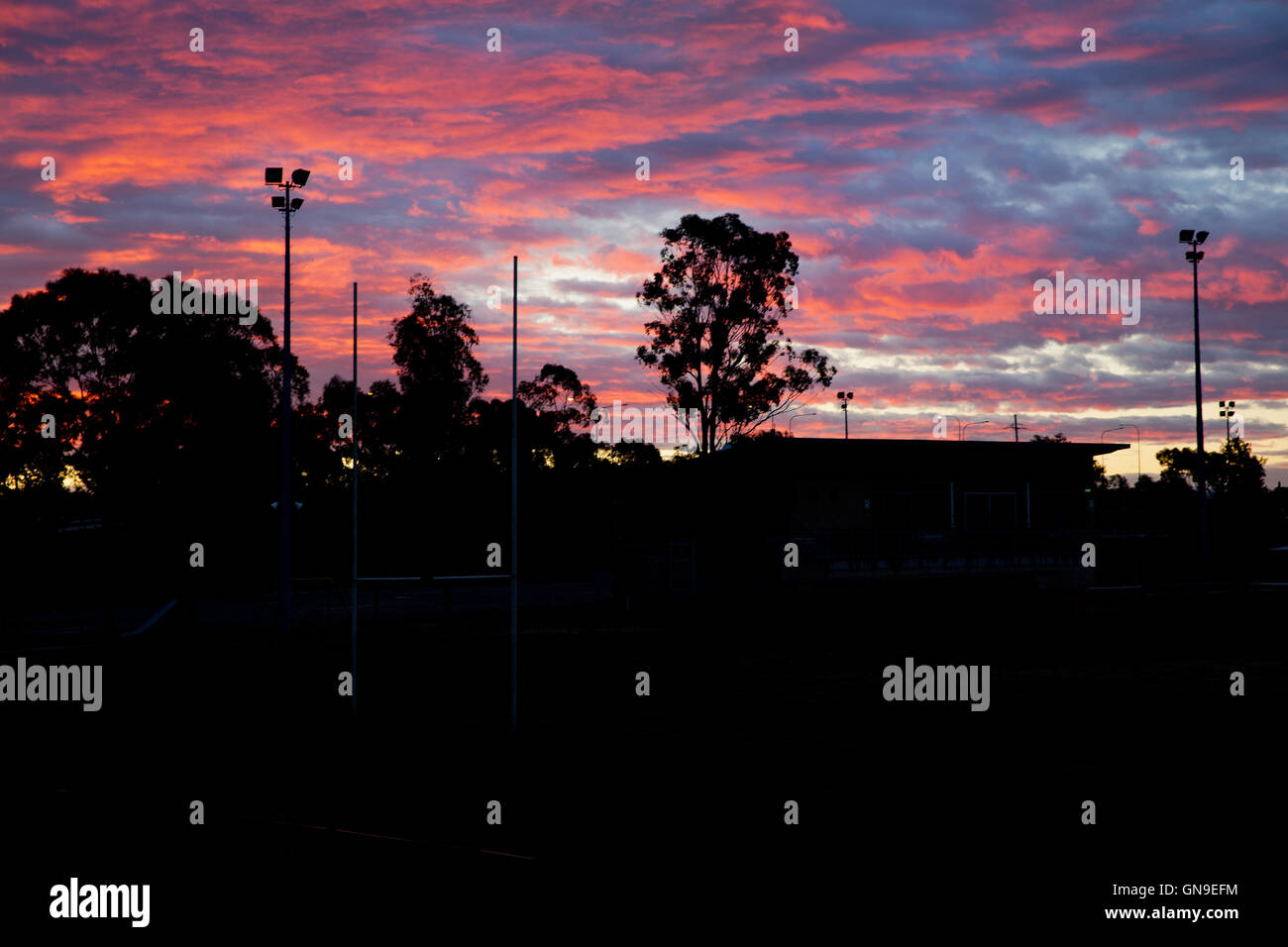 Einen bunten Himmel Stockfoto