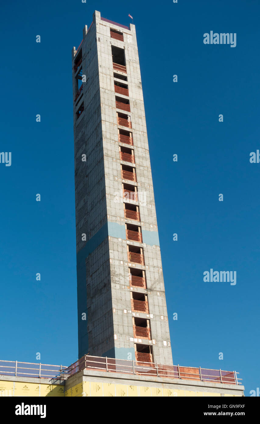 Ein weiteres hoch dünne Wolkenkratzer im Bau in Manhattan in New York City Stockfoto